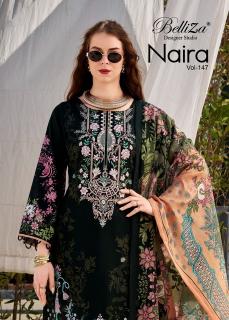 Belliza naira vol-147 wholesale apparel shops dress material in pune waeje